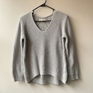 Ann Taylor Loft Gray Sweater